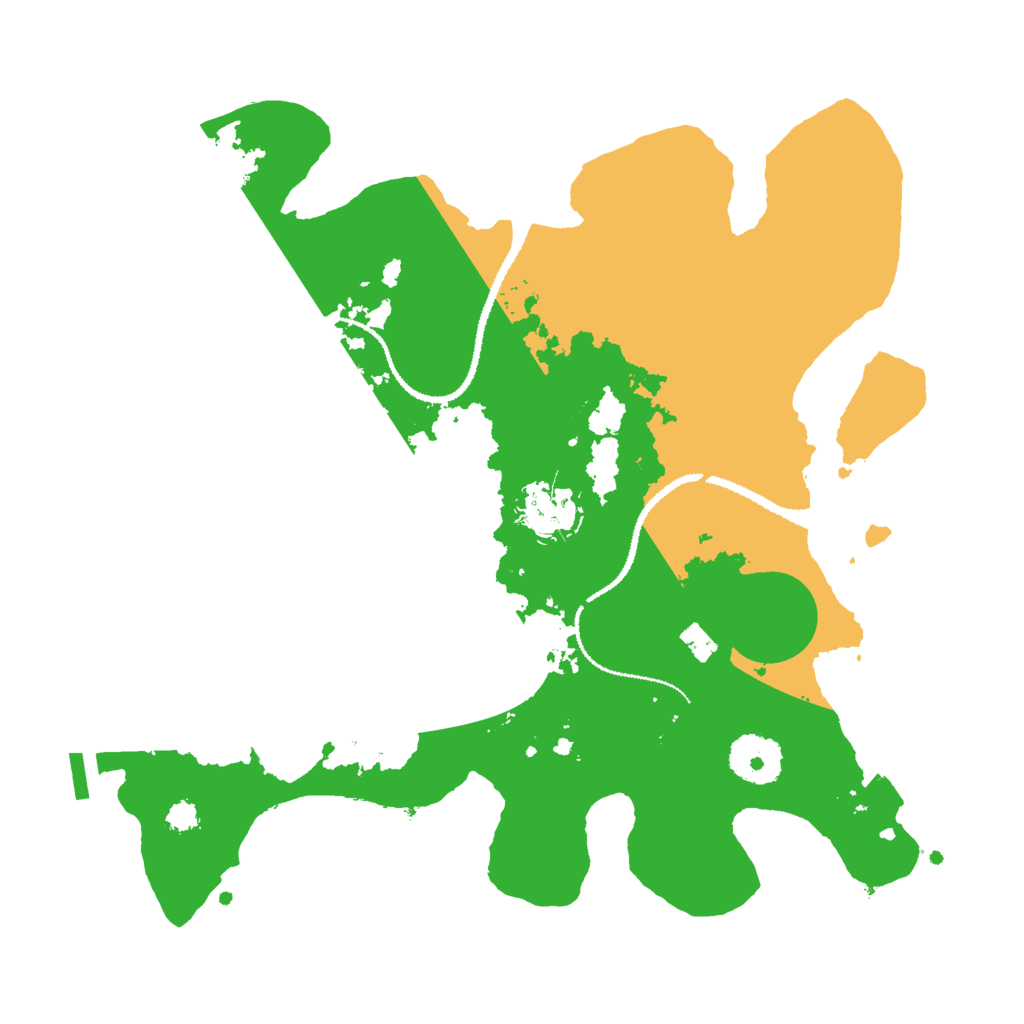 Biome Rust Map: Procedural Map, Size: 3000, Seed: 8699