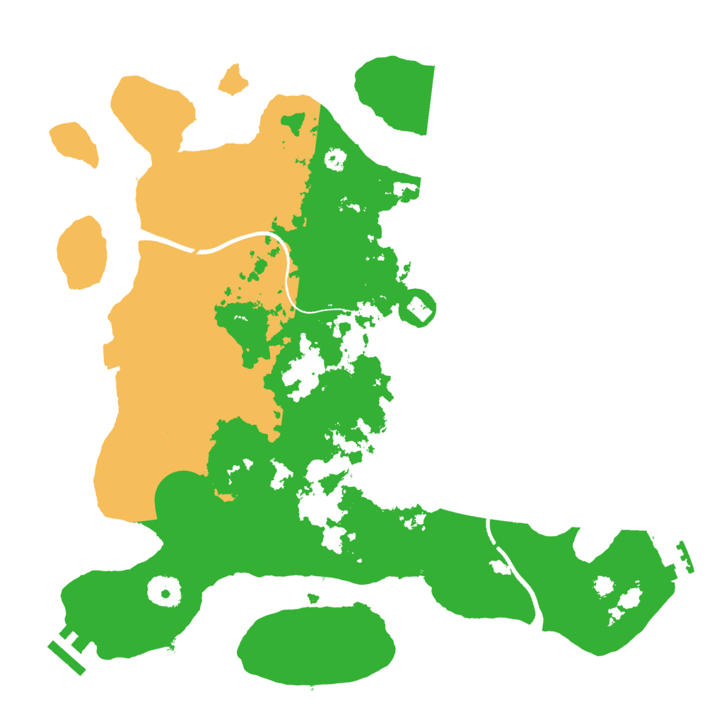 Biome Rust Map: Procedural Map, Size: 3300, Seed: 1374069443