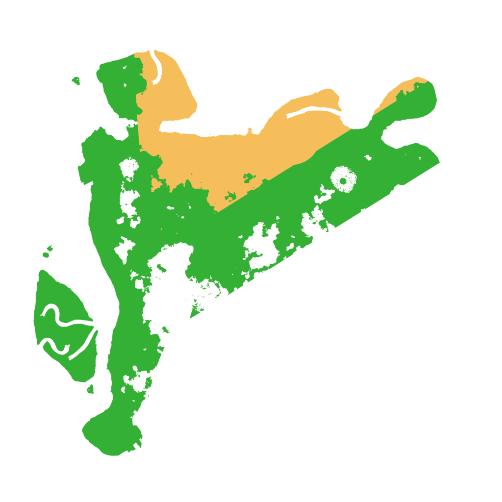 Biome Rust Map: Procedural Map, Size: 3000, Seed: 5836741