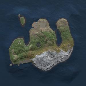 Thumbnail Rust Map: Procedural Map, Size: 1800, Seed: 1964483411, 4 Monuments