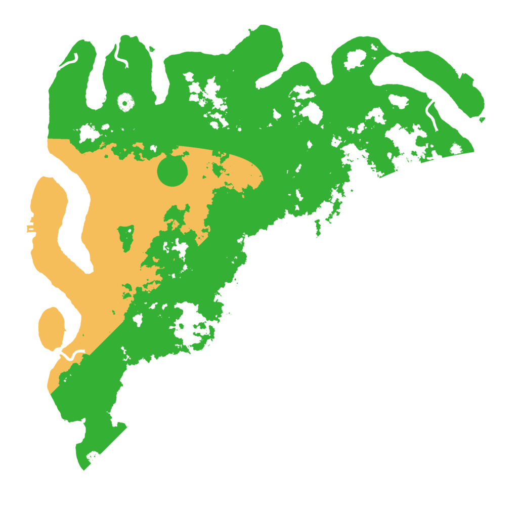 Biome Rust Map: Procedural Map, Size: 4500, Seed: 1880856282