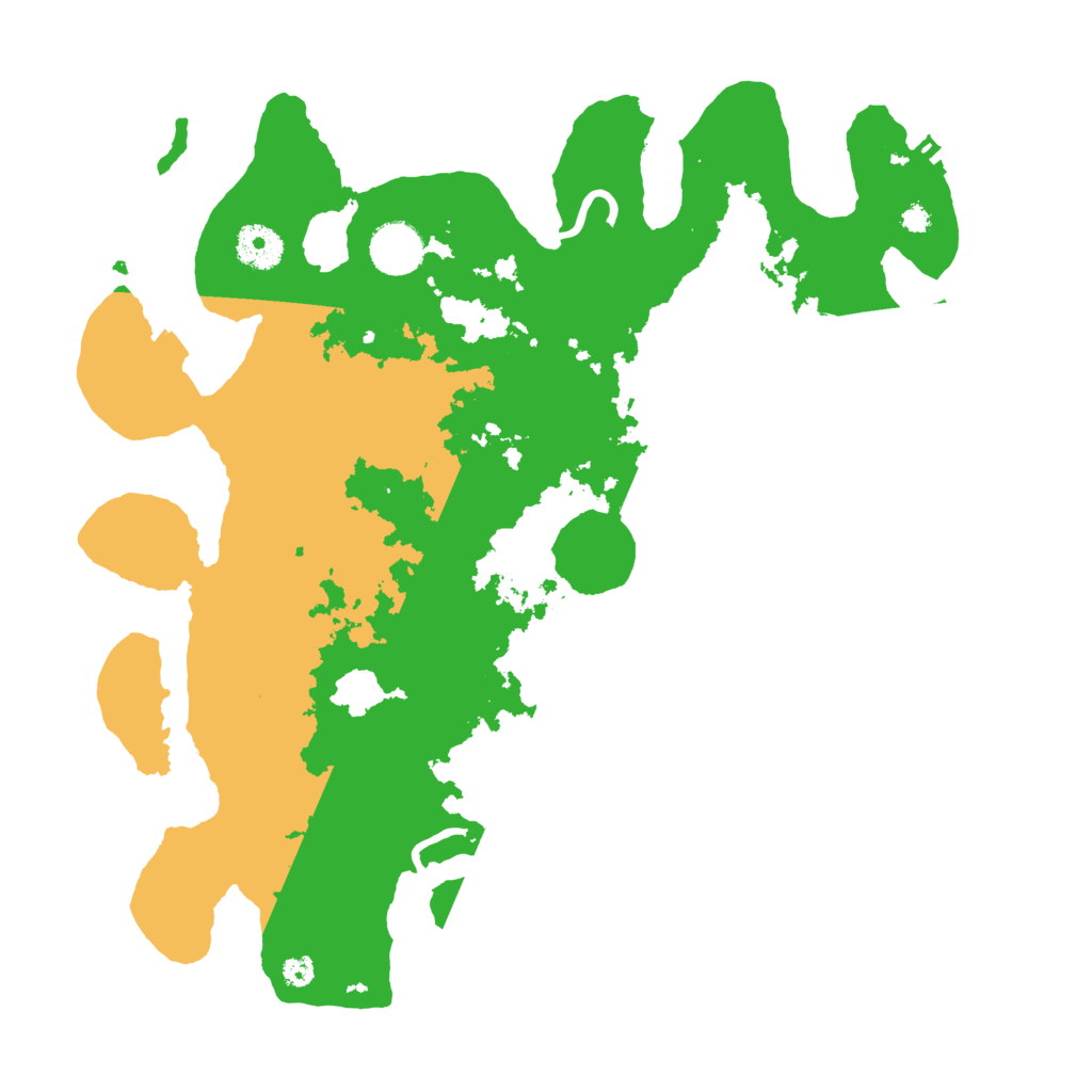 Biome Rust Map: Procedural Map, Size: 3600, Seed: 302723019