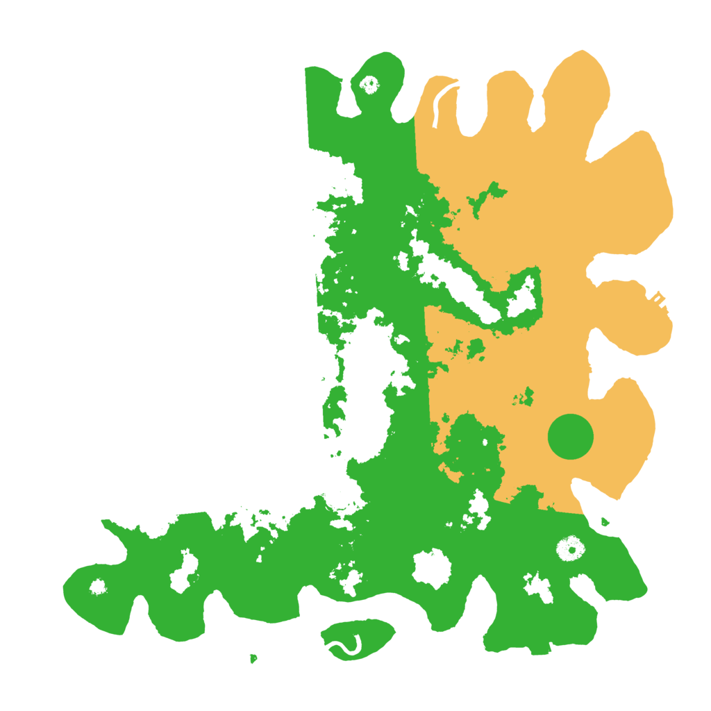 Biome Rust Map: Procedural Map, Size: 4100, Seed: 13329