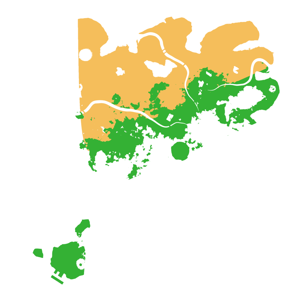 Biome Rust Map: Procedural Map, Size: 4500, Seed: 1244939471