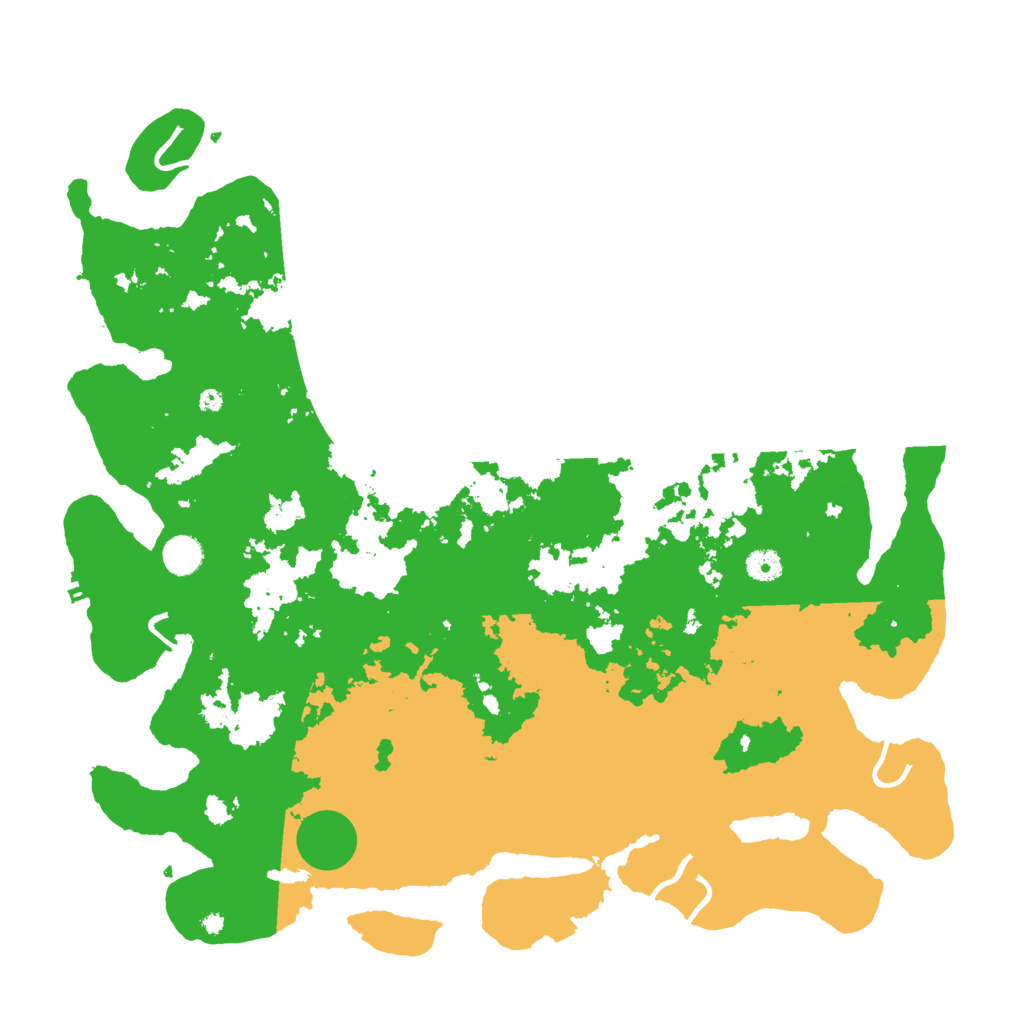 Biome Rust Map: Procedural Map, Size: 4500, Seed: 1541010686