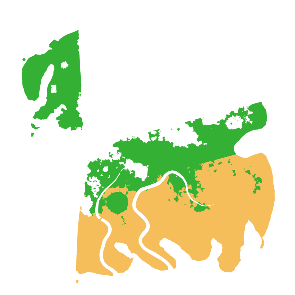 Biome Rust Map: Procedural Map, Size: 3800, Seed: 52765266