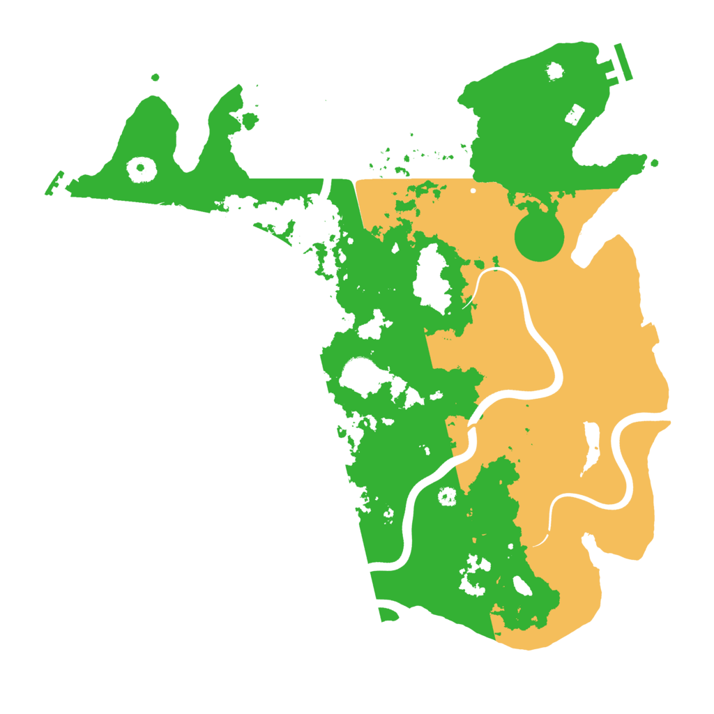 Biome Rust Map: Procedural Map, Size: 3800, Seed: 19725201