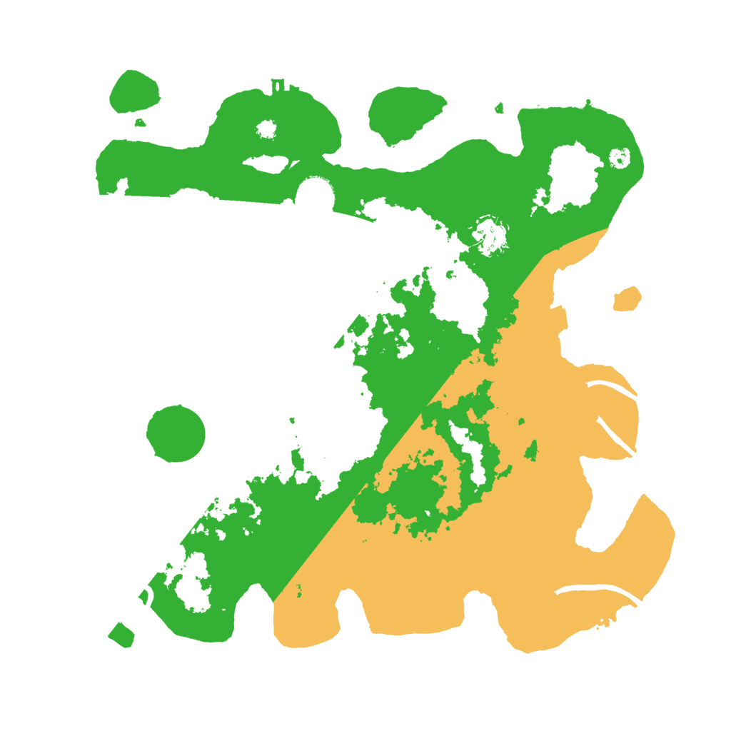 Biome Rust Map: Procedural Map, Size: 3500, Seed: 801695733