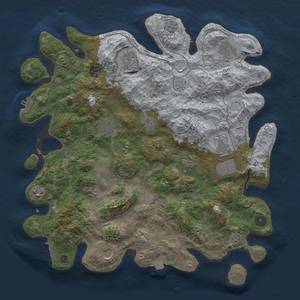 Thumbnail Rust Map: Procedural Map, Size: 4000, Seed: 475114686, 19 Monuments