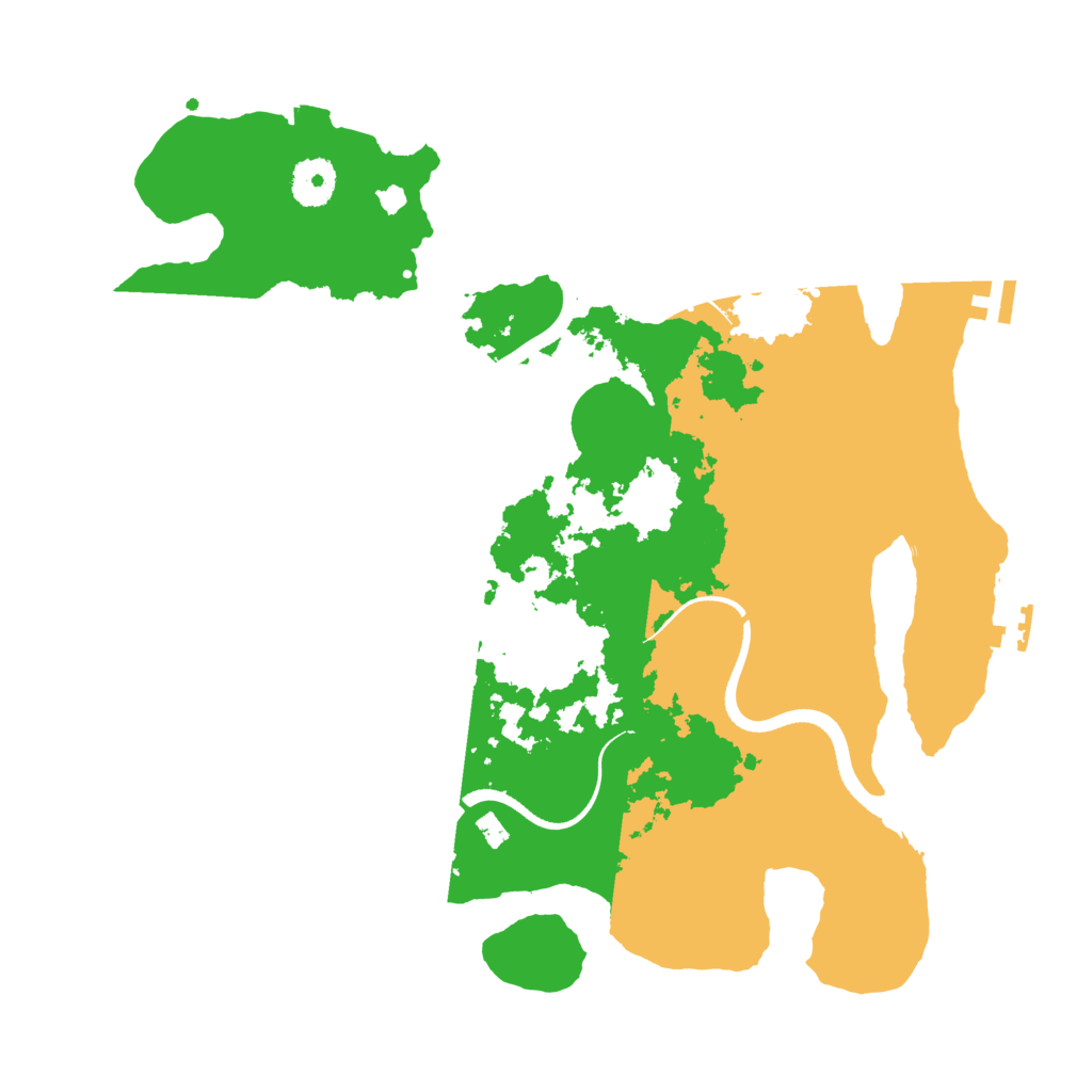 Biome Rust Map: Procedural Map, Size: 3500, Seed: 1834169046