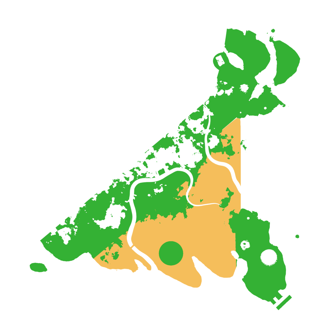Biome Rust Map: Procedural Map, Size: 3500, Seed: 1274499366