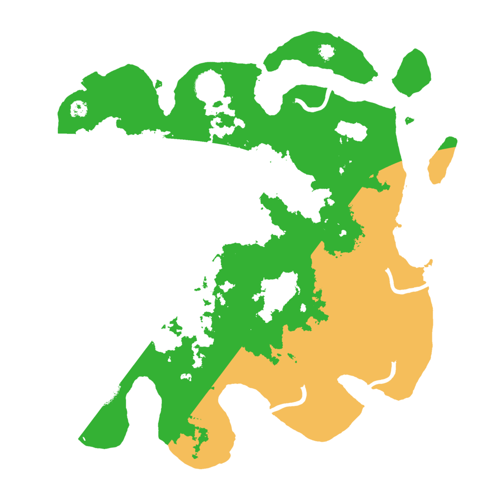 Biome Rust Map: Procedural Map, Size: 3000, Seed: 27577