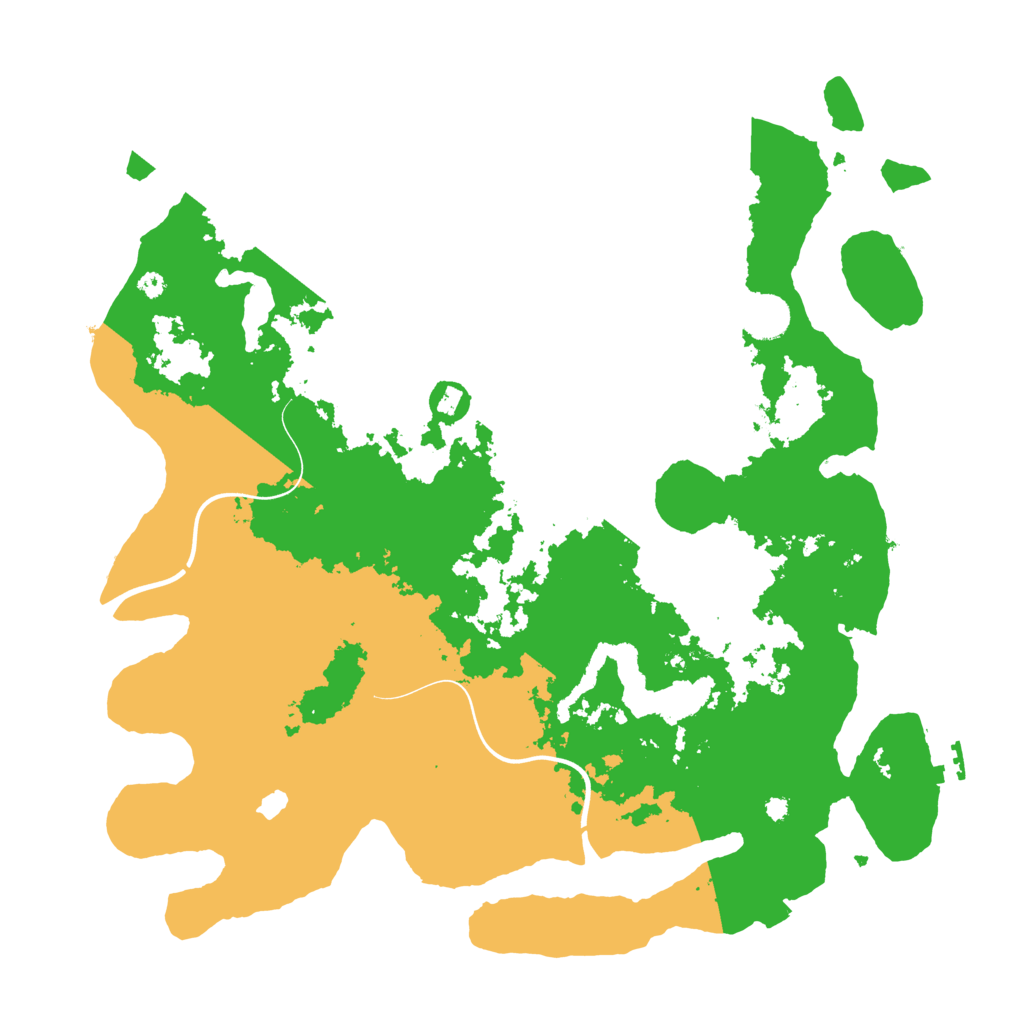 Biome Rust Map: Procedural Map, Size: 4000, Seed: 61835