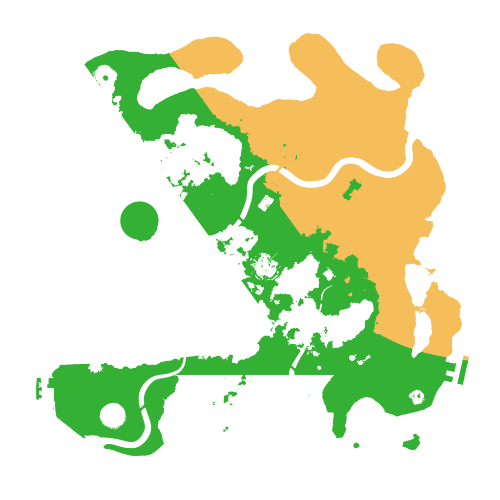 Biome Rust Map: Procedural Map, Size: 3500, Seed: 1495012157