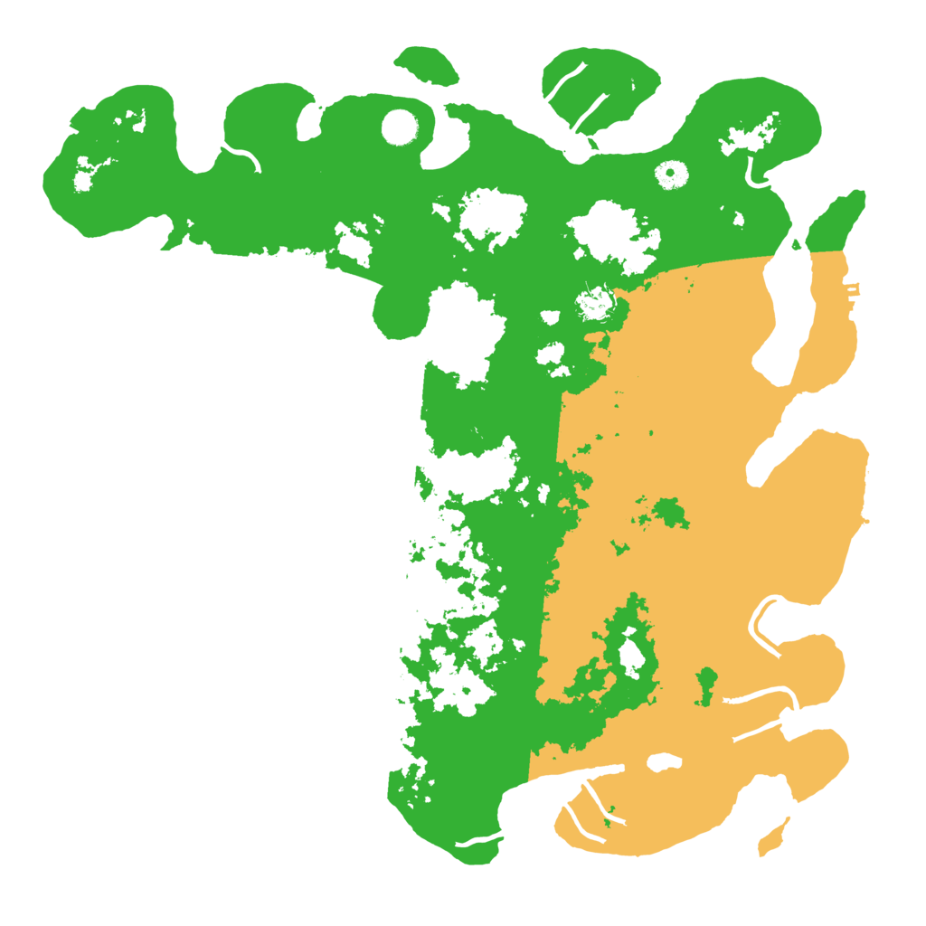 Biome Rust Map: Procedural Map, Size: 4500, Seed: 1945610061