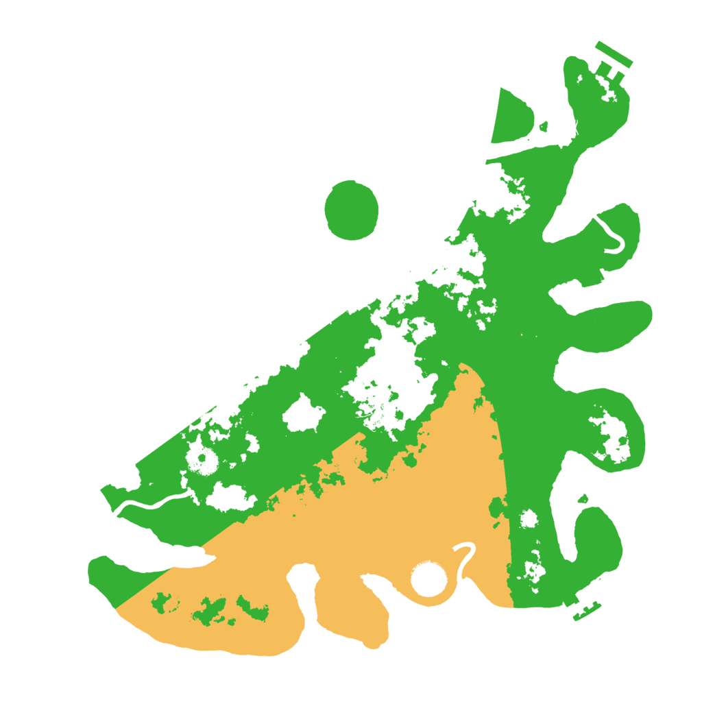 Biome Rust Map: Procedural Map, Size: 3500, Seed: 36679