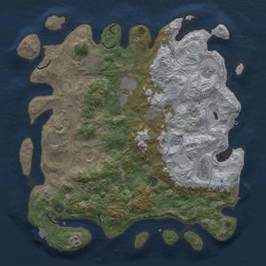 Thumbnail Rust Map: Procedural Map, Size: 4250, Seed: 703359391, 18 Monuments