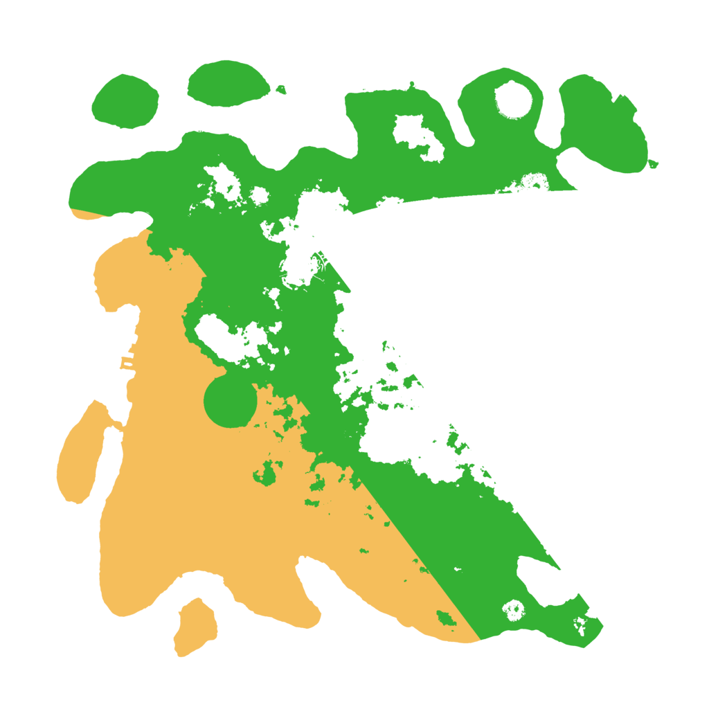 Biome Rust Map: Procedural Map, Size: 3500, Seed: 889863853