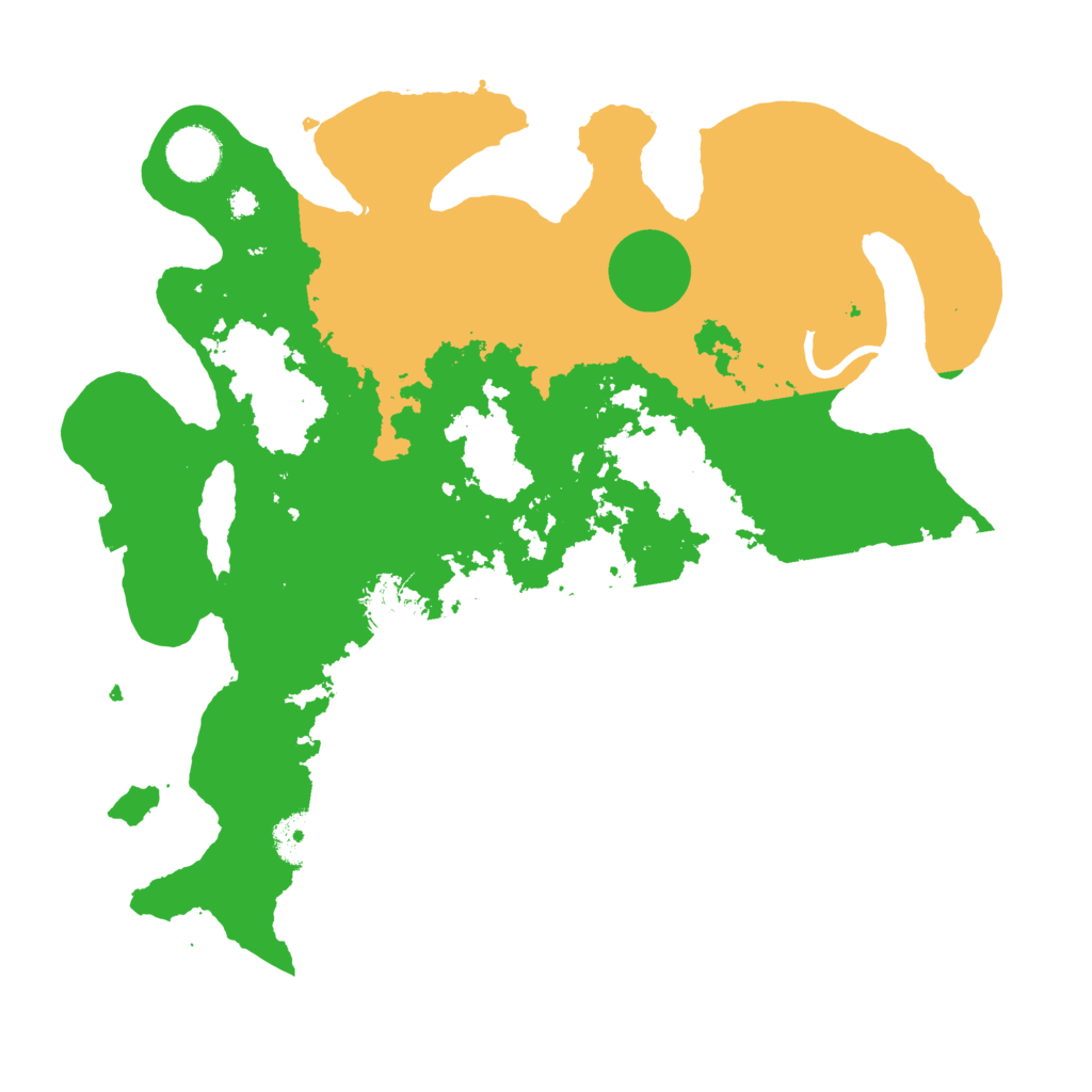 Biome Rust Map: Procedural Map, Size: 3500, Seed: 1979278962