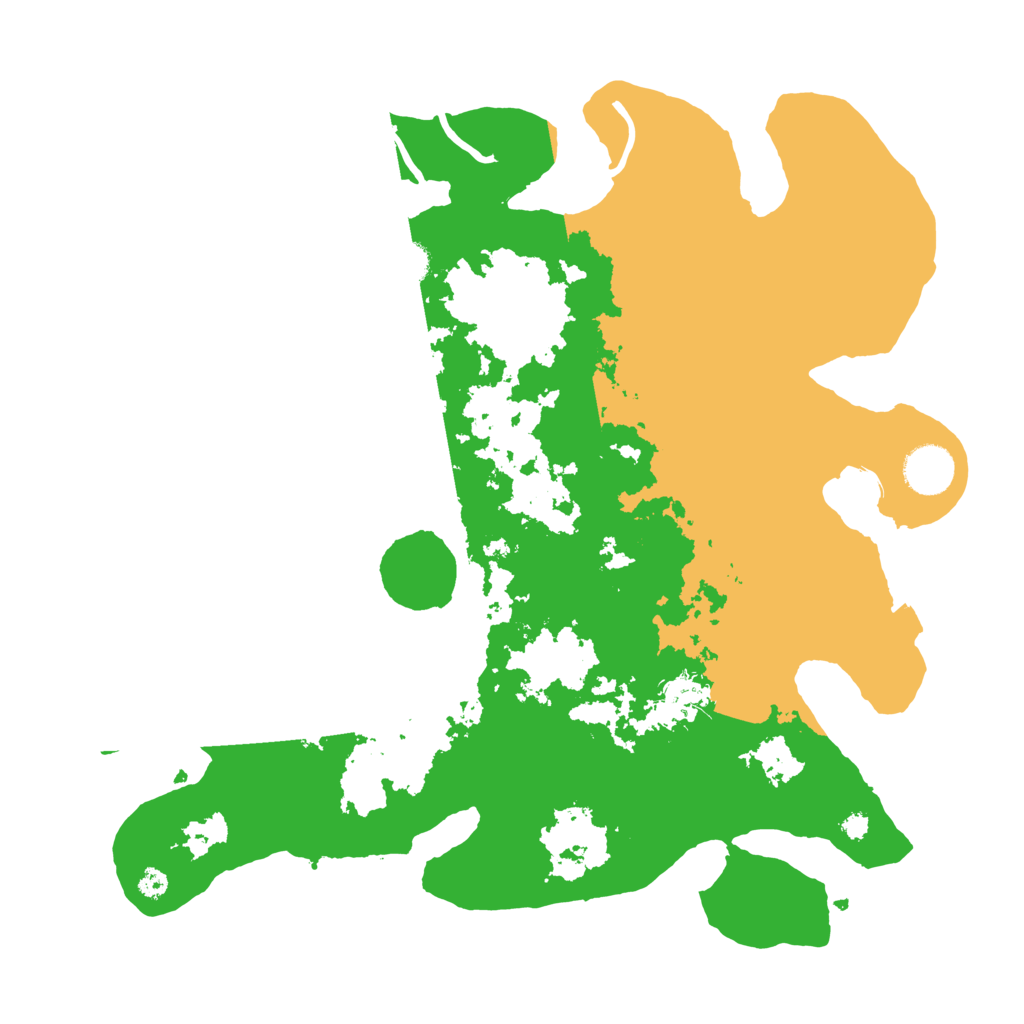 Biome Rust Map: Procedural Map, Size: 3600, Seed: 1255477565