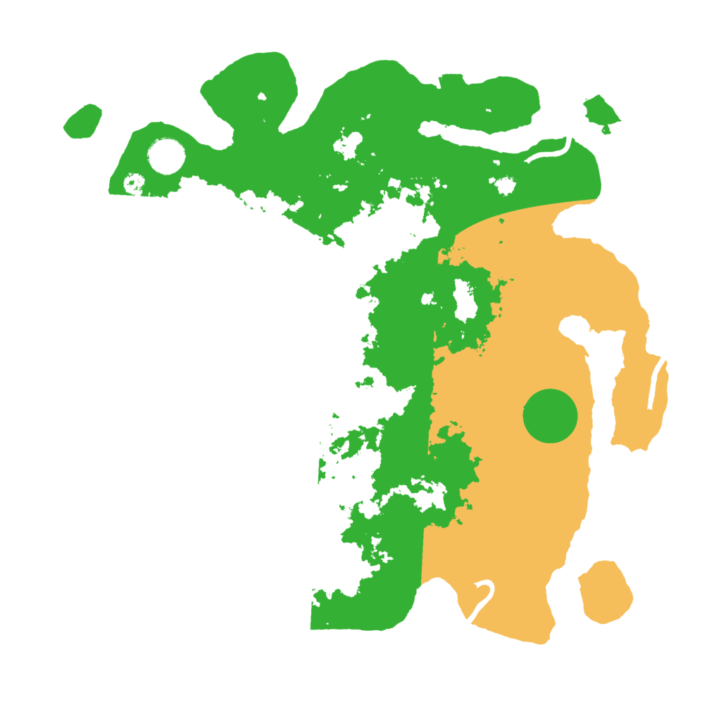 Biome Rust Map: Procedural Map, Size: 3500, Seed: 1268042244