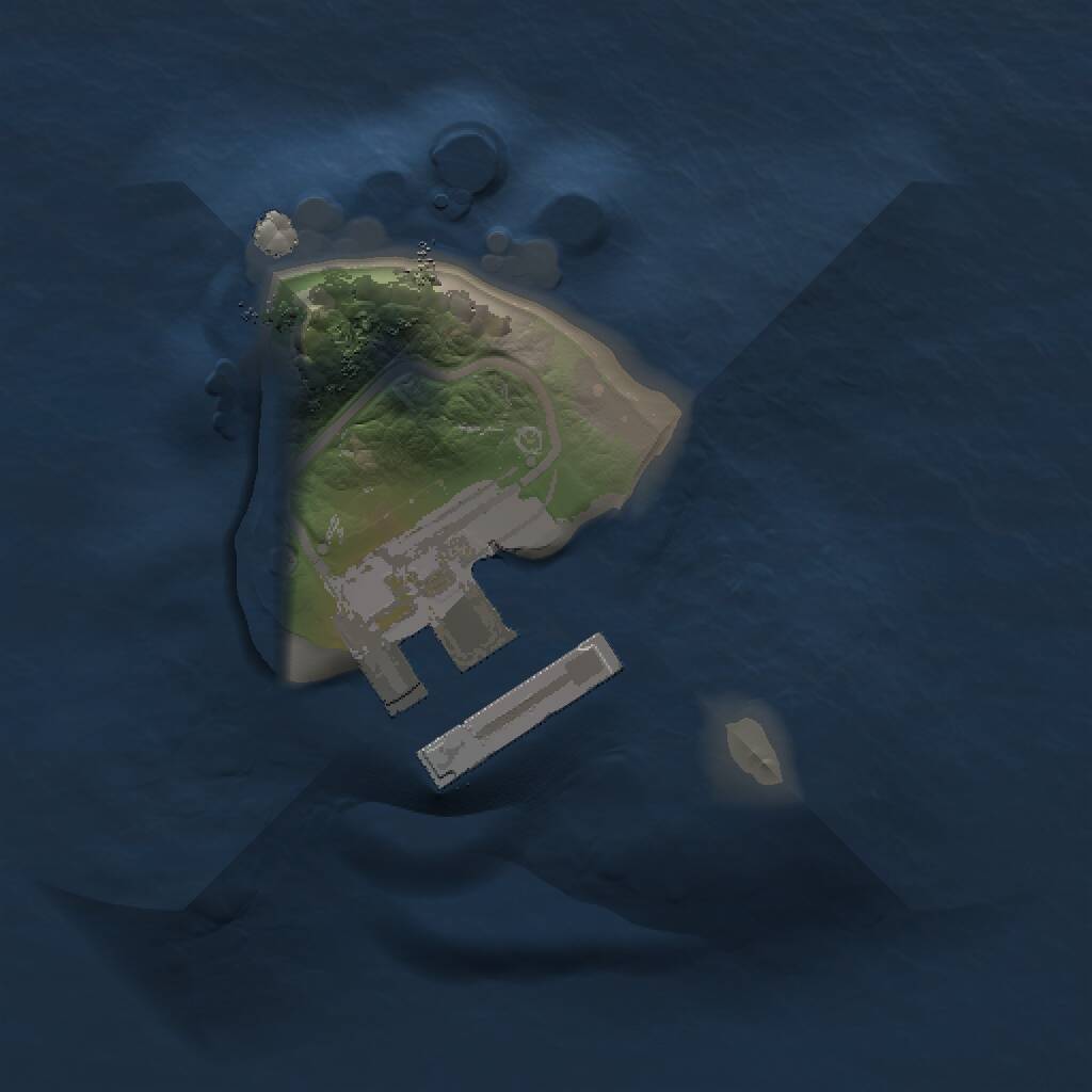 Rust Map: Procedural Map, Size: 1000, Seed: 57379656, 2 Monuments