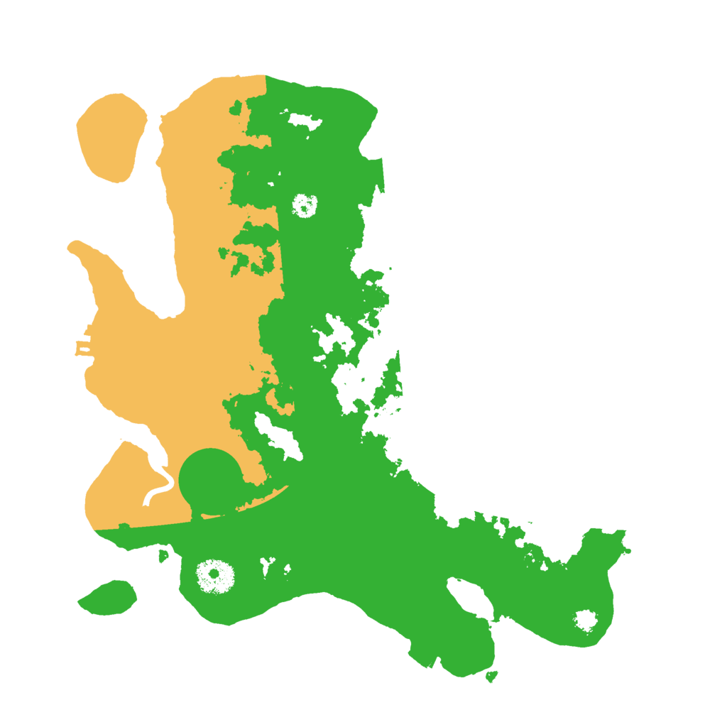 Biome Rust Map: Procedural Map, Size: 3000, Seed: 121853377