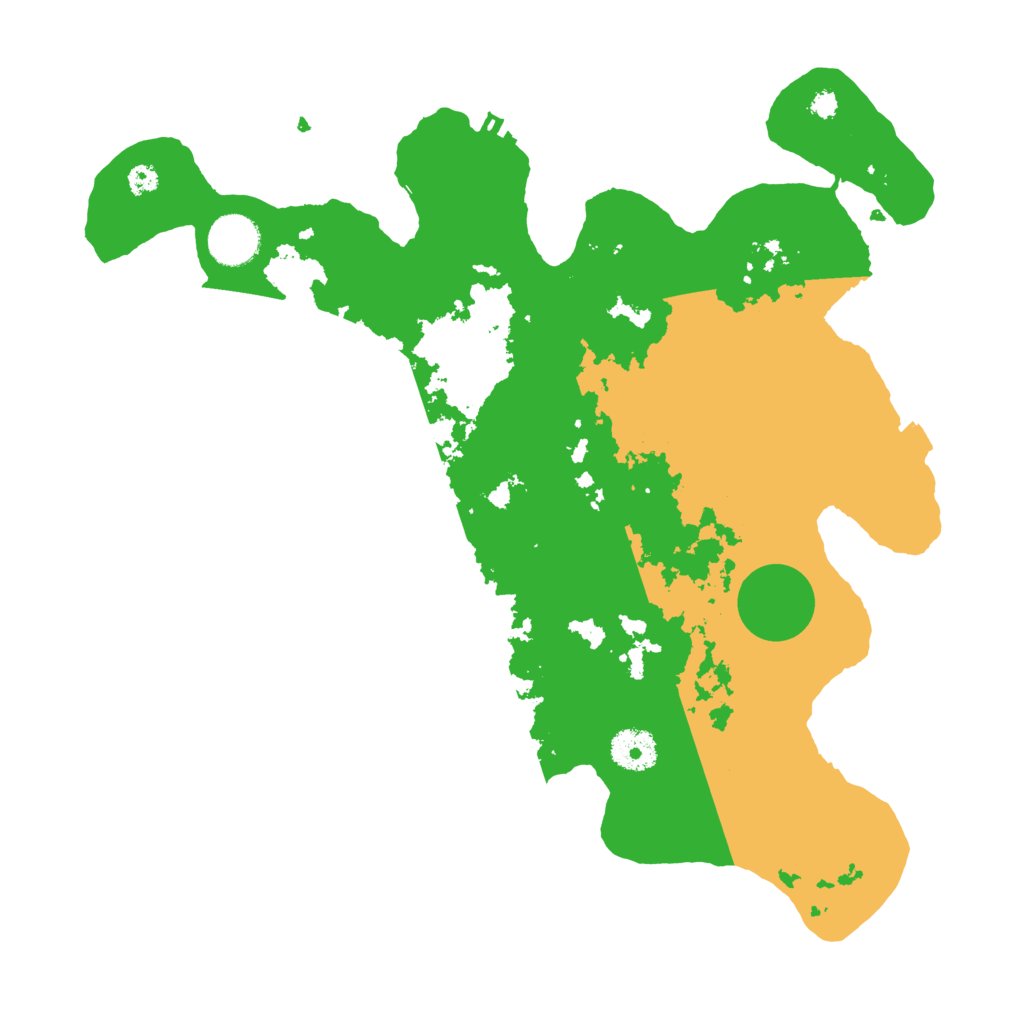 Biome Rust Map: Procedural Map, Size: 3500, Seed: 571522242