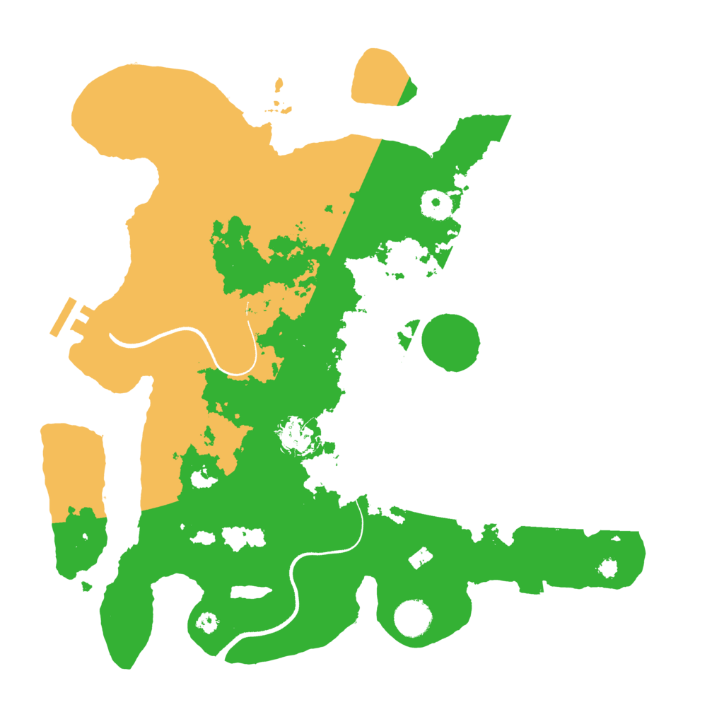Biome Rust Map: Procedural Map, Size: 3500, Seed: 1342678512