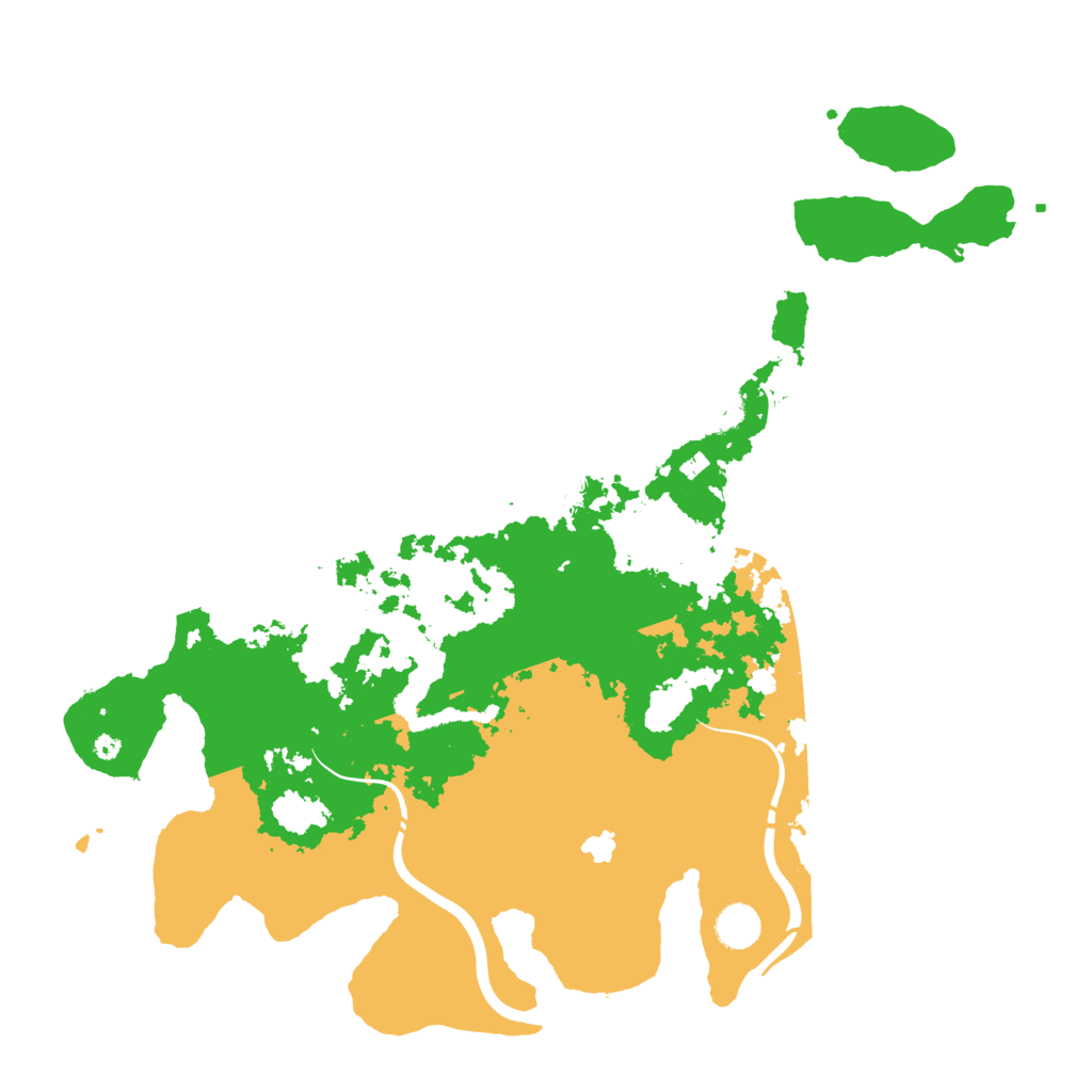 Biome Rust Map: Procedural Map, Size: 4250, Seed: 31352