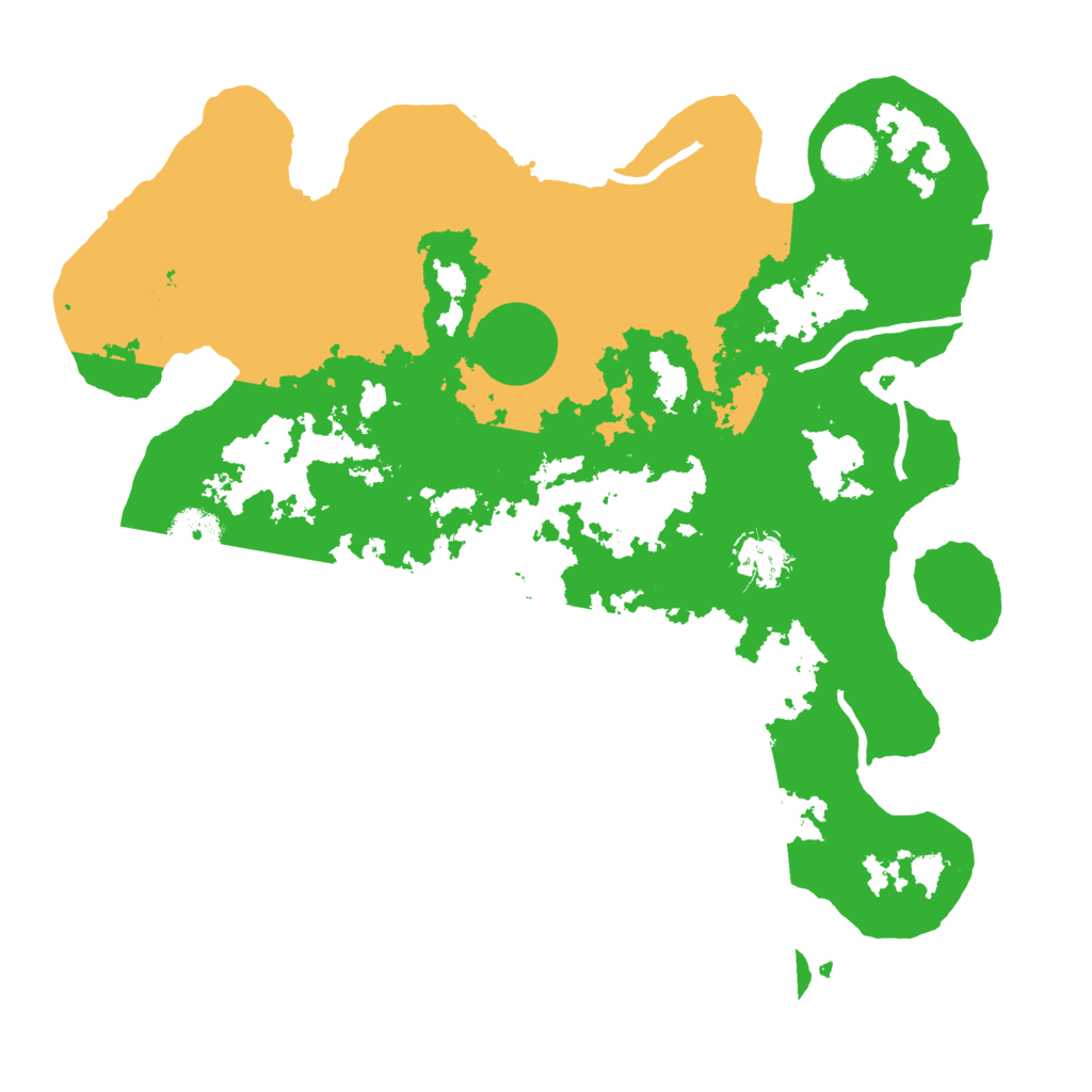 Biome Rust Map: Procedural Map, Size: 3500, Seed: 889237997