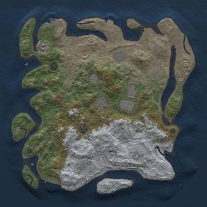 Thumbnail Rust Map: Procedural Map, Size: 3800, Seed: 28955657, 18 Monuments