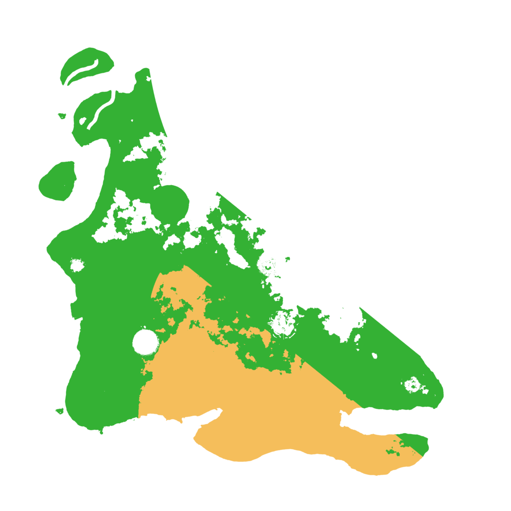 Biome Rust Map: Procedural Map, Size: 3500, Seed: 1984651562