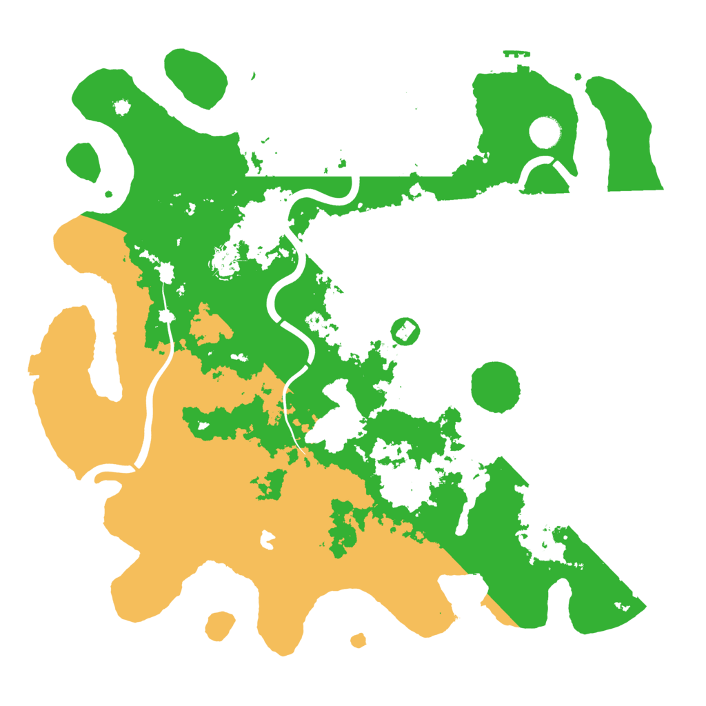Biome Rust Map: Procedural Map, Size: 4000, Seed: 694415