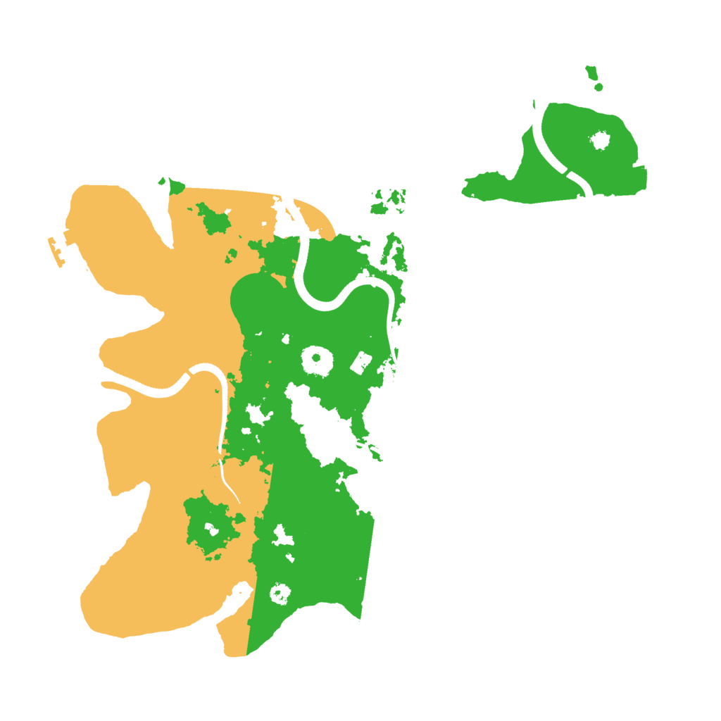 Biome Rust Map: Procedural Map, Size: 3500, Seed: 2073098438