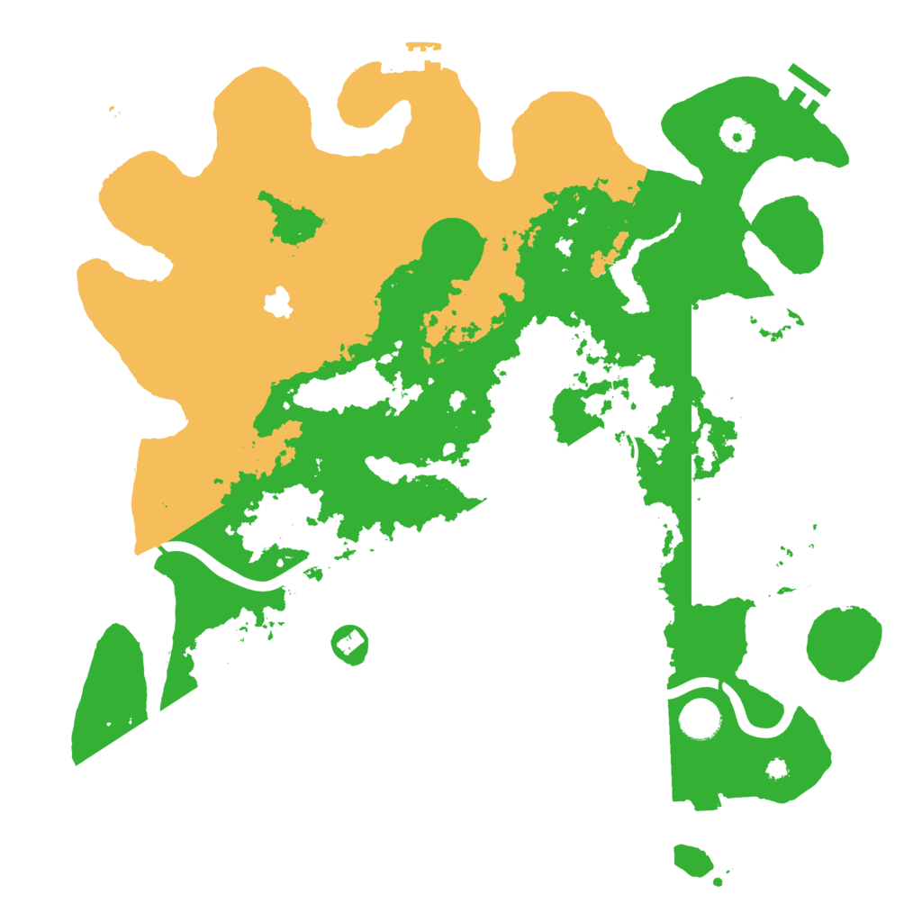 Biome Rust Map: Procedural Map, Size: 4000, Seed: 546734574
