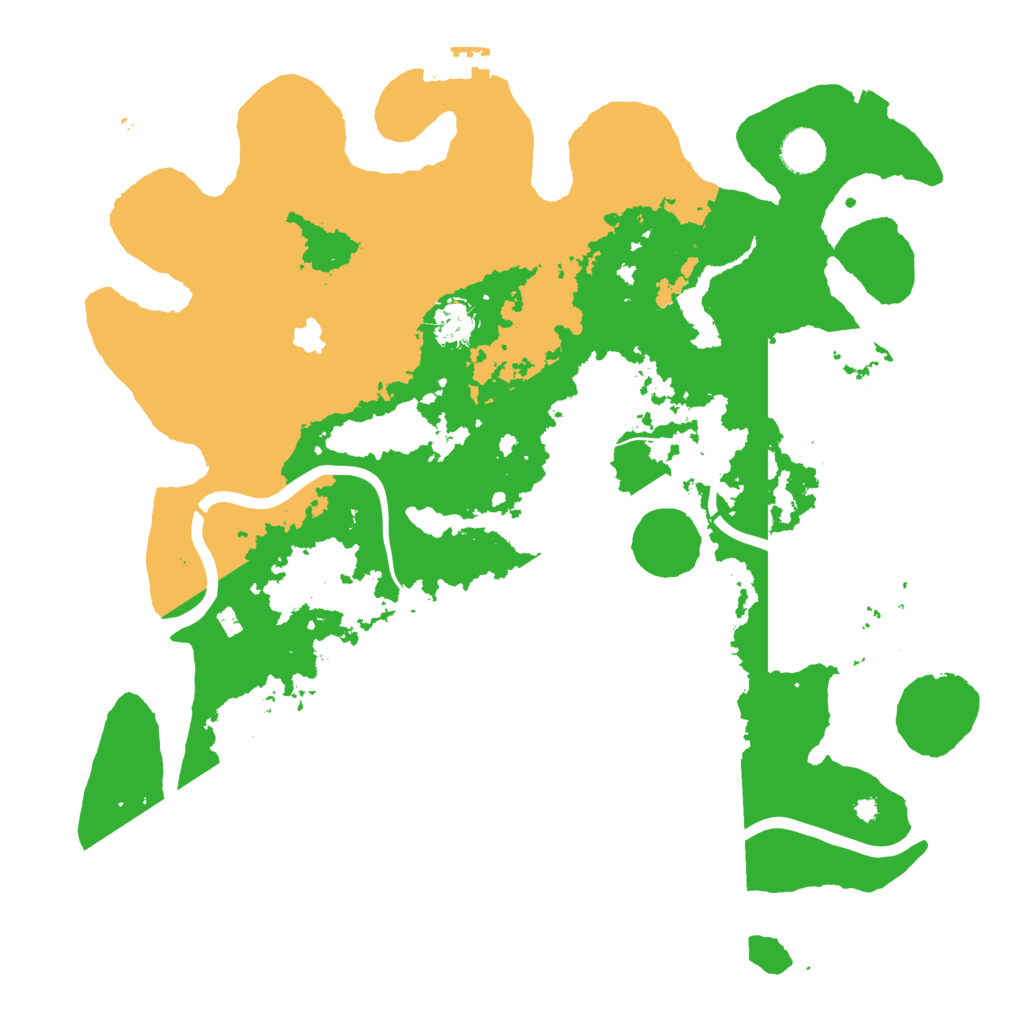 Biome Rust Map: Procedural Map, Size: 4000, Seed: 546734574