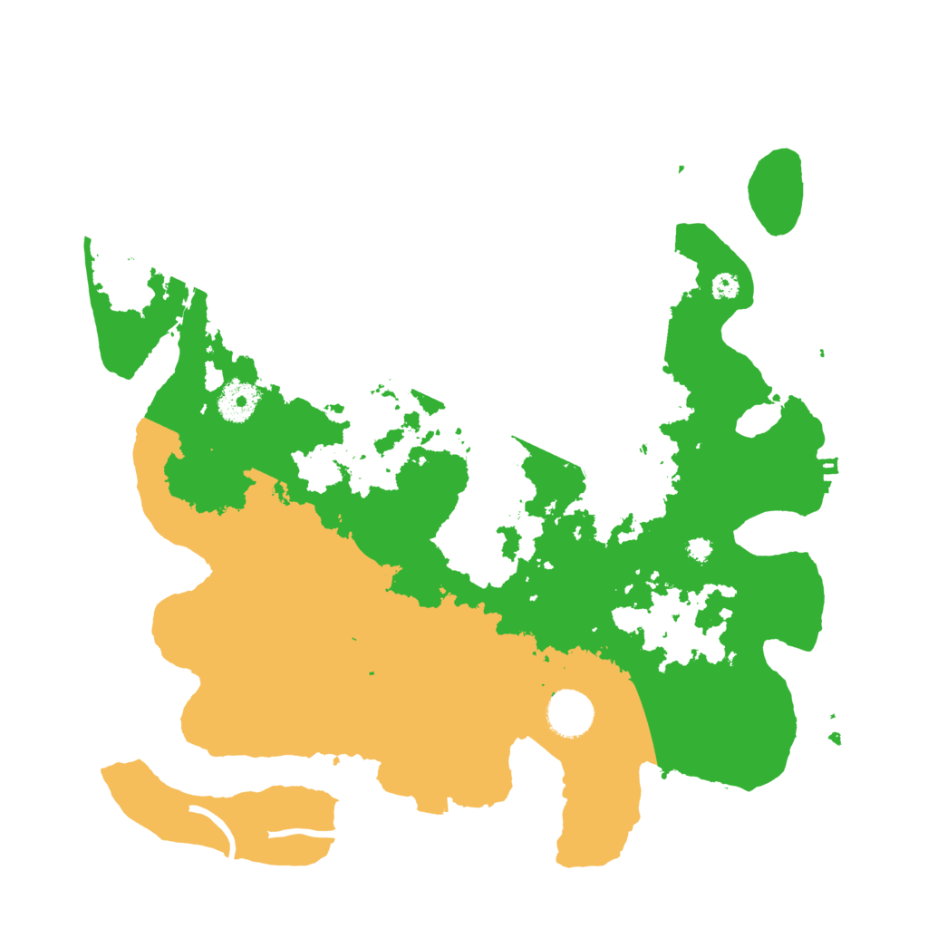 Biome Rust Map: Procedural Map, Size: 3500, Seed: 704415