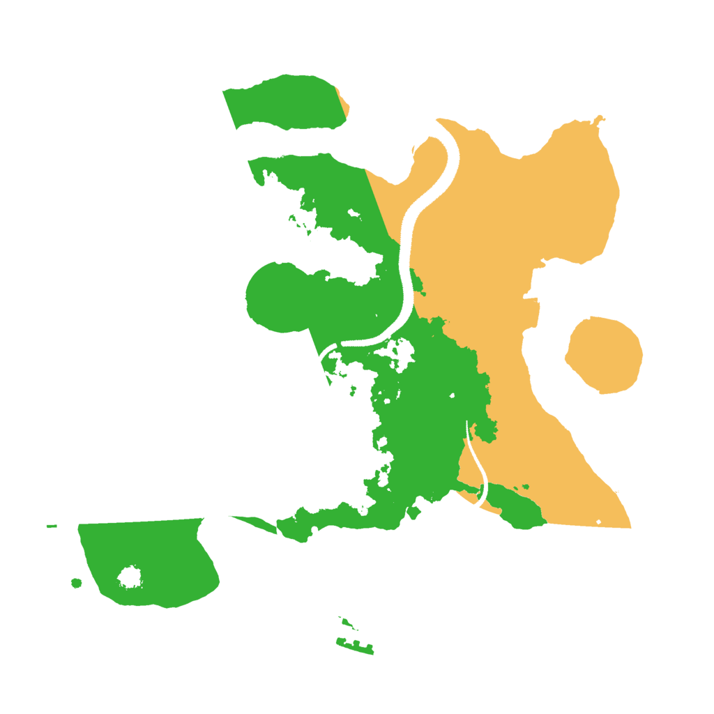 Biome Rust Map: Procedural Map, Size: 2800, Seed: 345674