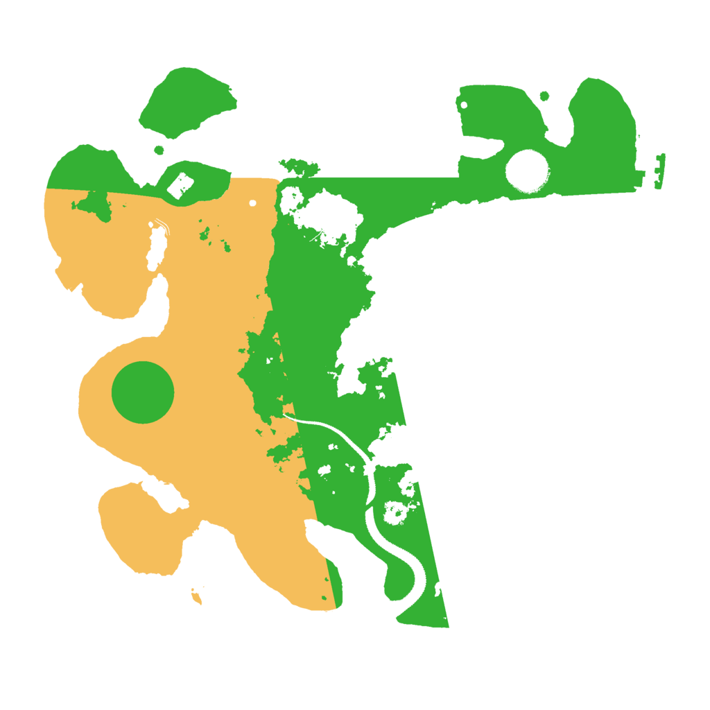 Biome Rust Map: Procedural Map, Size: 3000, Seed: 973916296