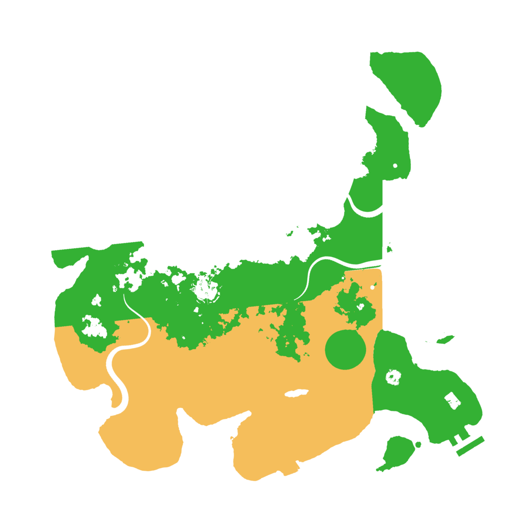 Biome Rust Map: Procedural Map, Size: 3400, Seed: 330002382