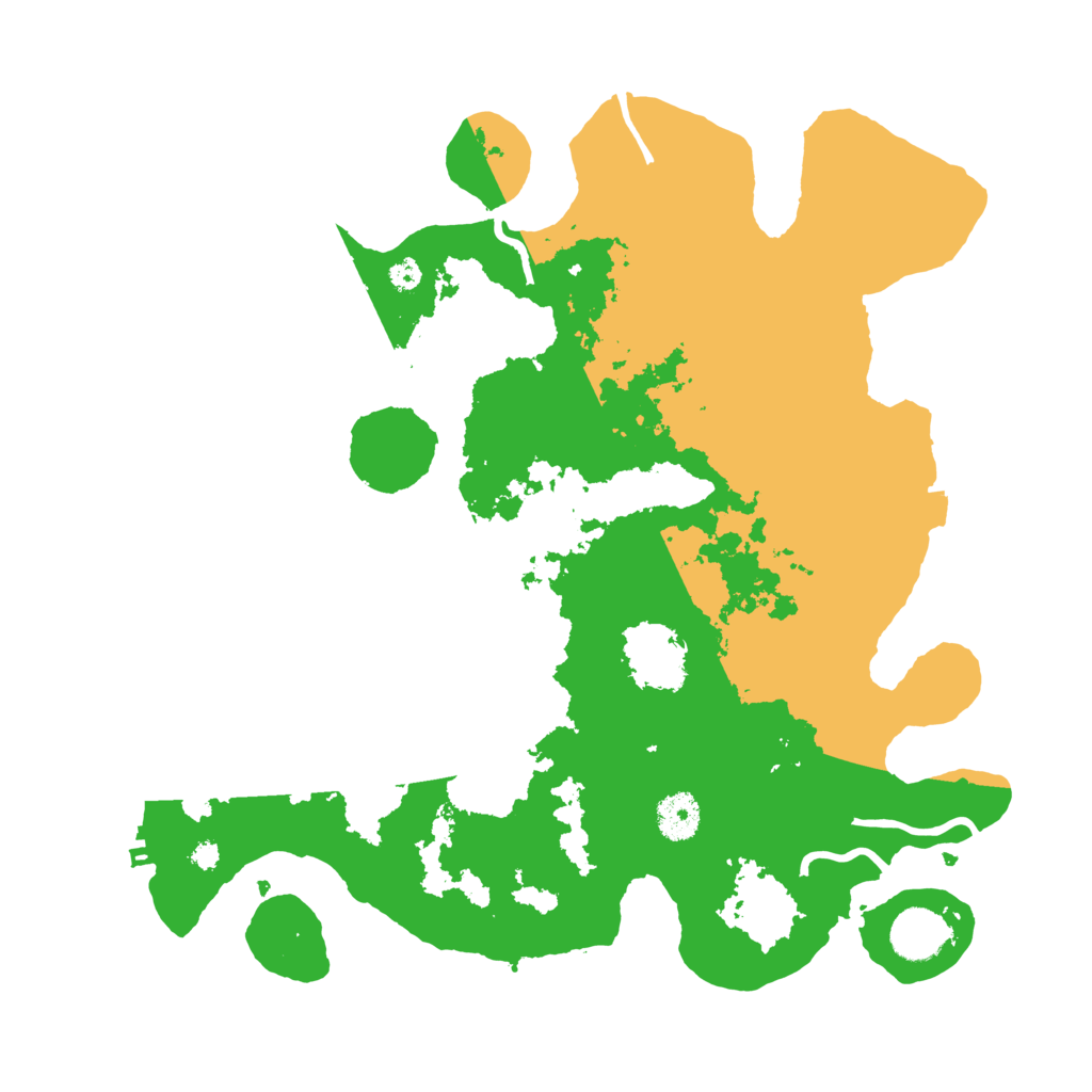 Biome Rust Map: Procedural Map, Size: 3600, Seed: 2068086670