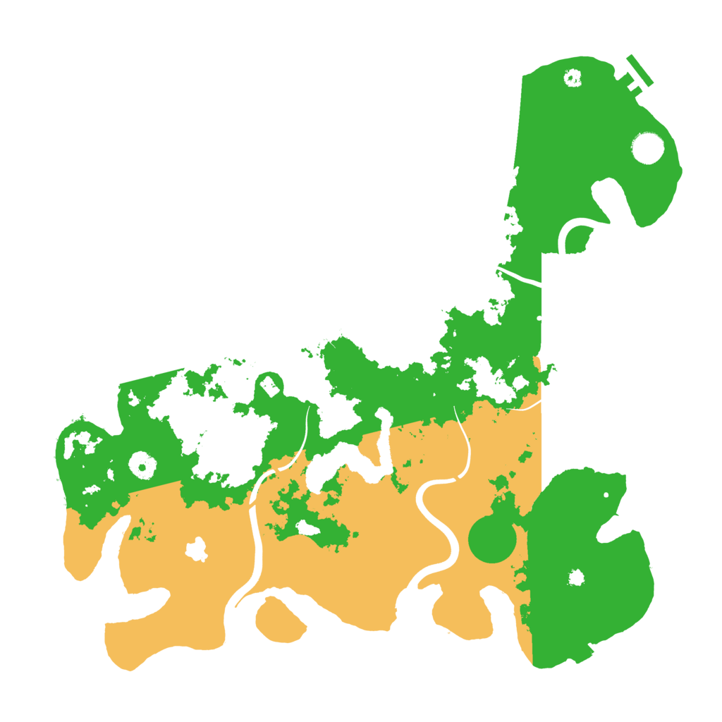 Biome Rust Map: Procedural Map, Size: 4000, Seed: 1673490