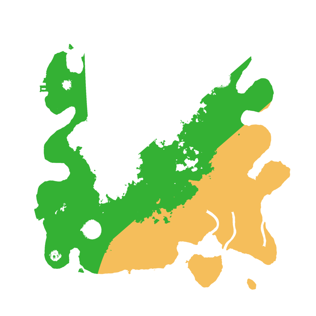 Biome Rust Map: Procedural Map, Size: 3000, Seed: 65451