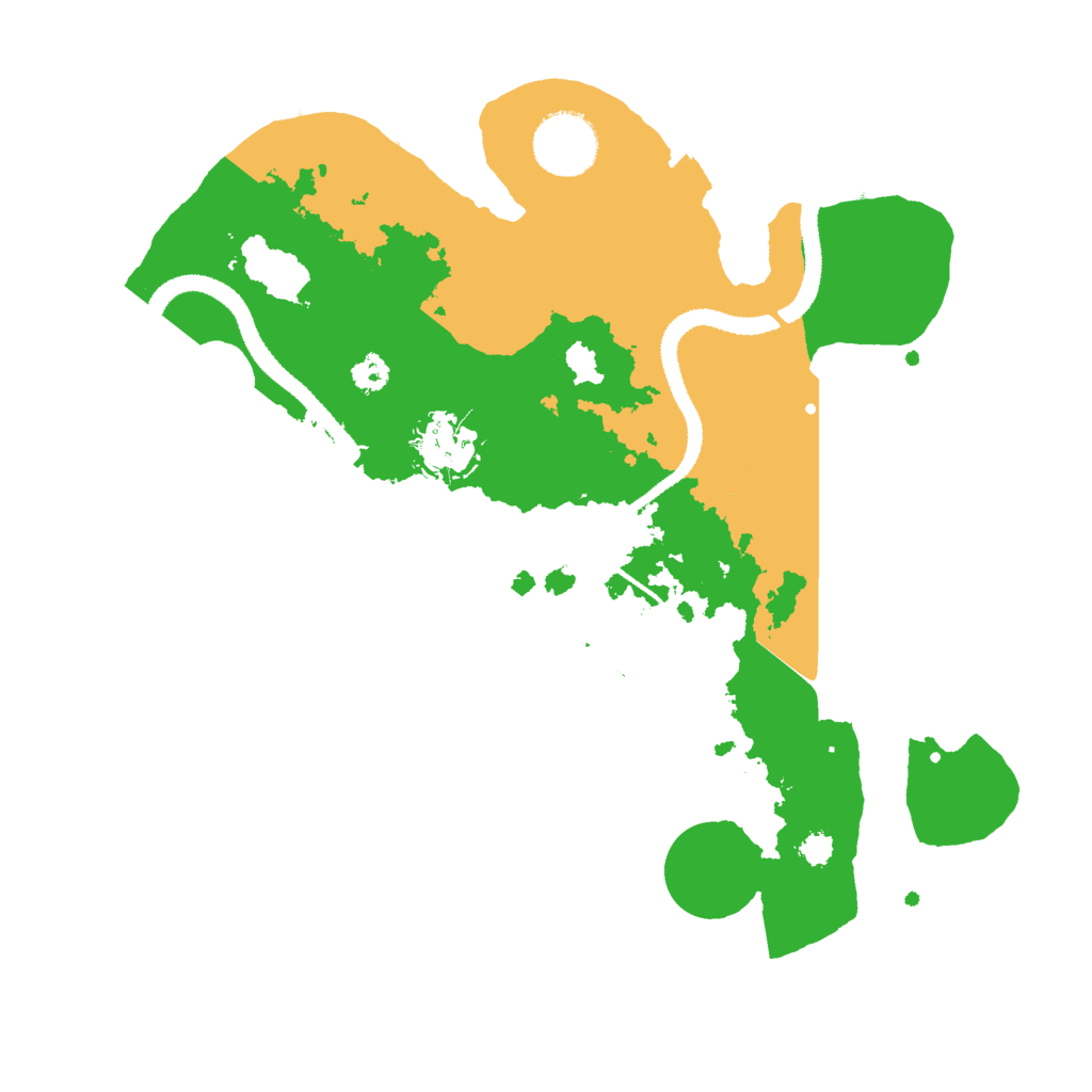 Biome Rust Map: Procedural Map, Size: 3000, Seed: 14324