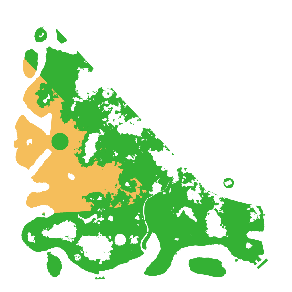 Biome Rust Map: Procedural Map, Size: 4500, Seed: 2568459