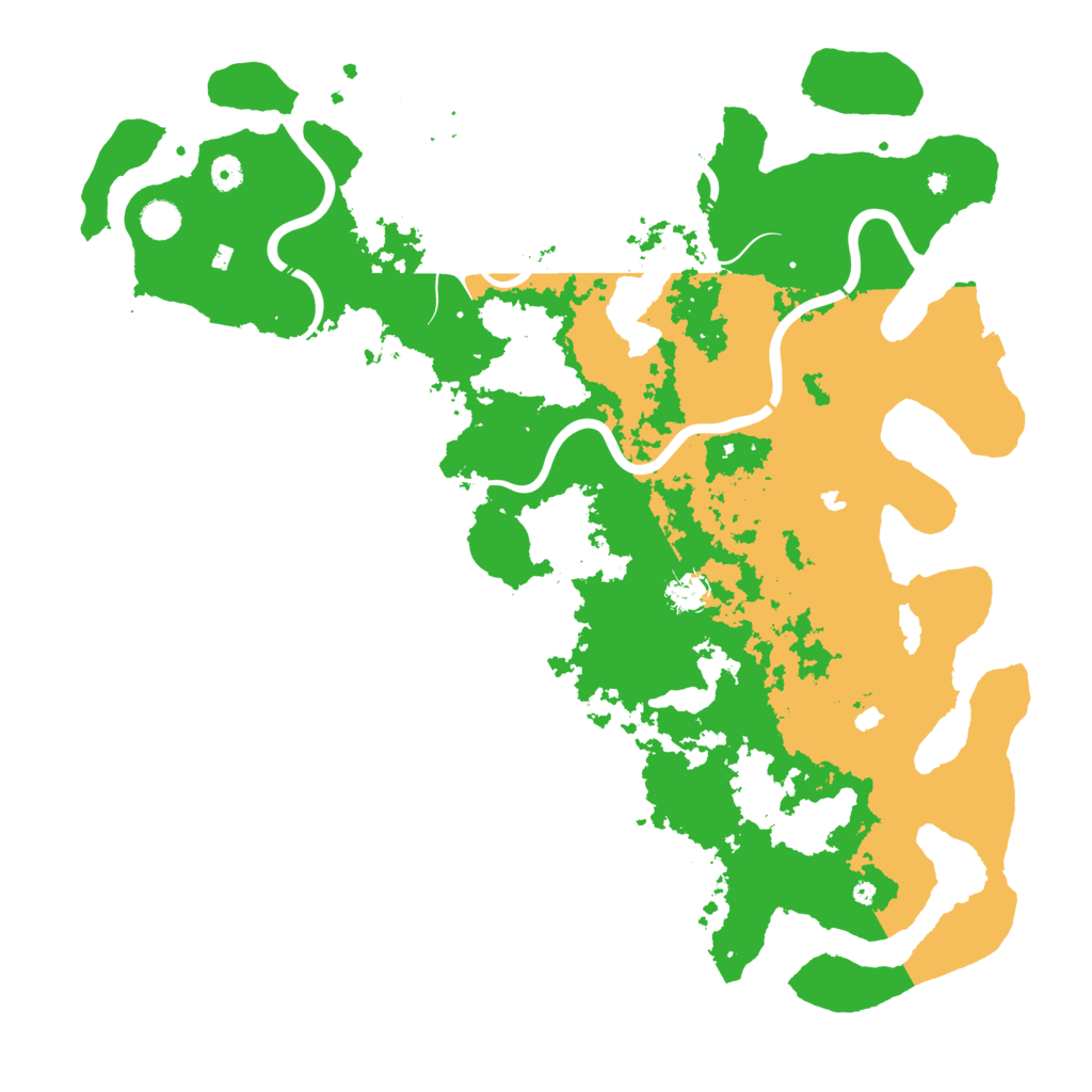 Biome Rust Map: Procedural Map, Size: 4810, Seed: 71571