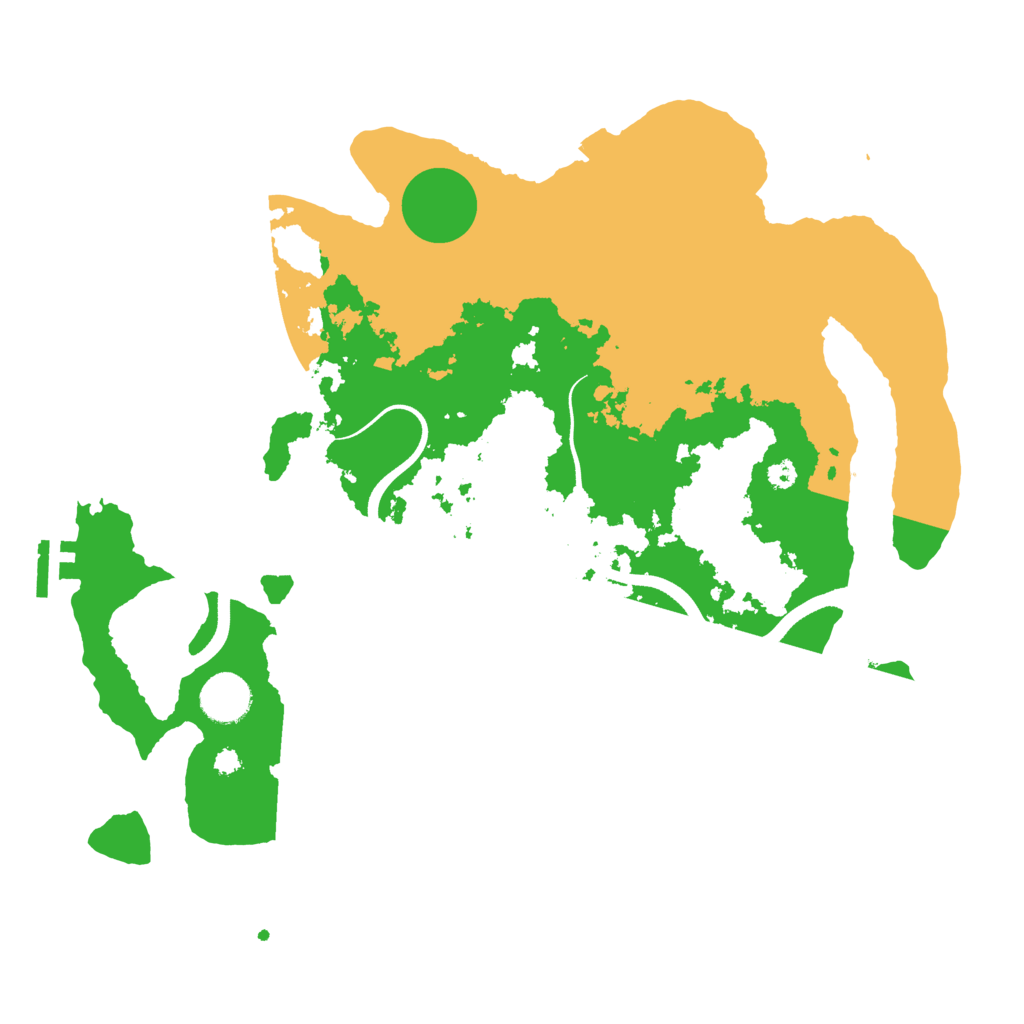 Biome Rust Map: Procedural Map, Size: 3600, Seed: 63071180