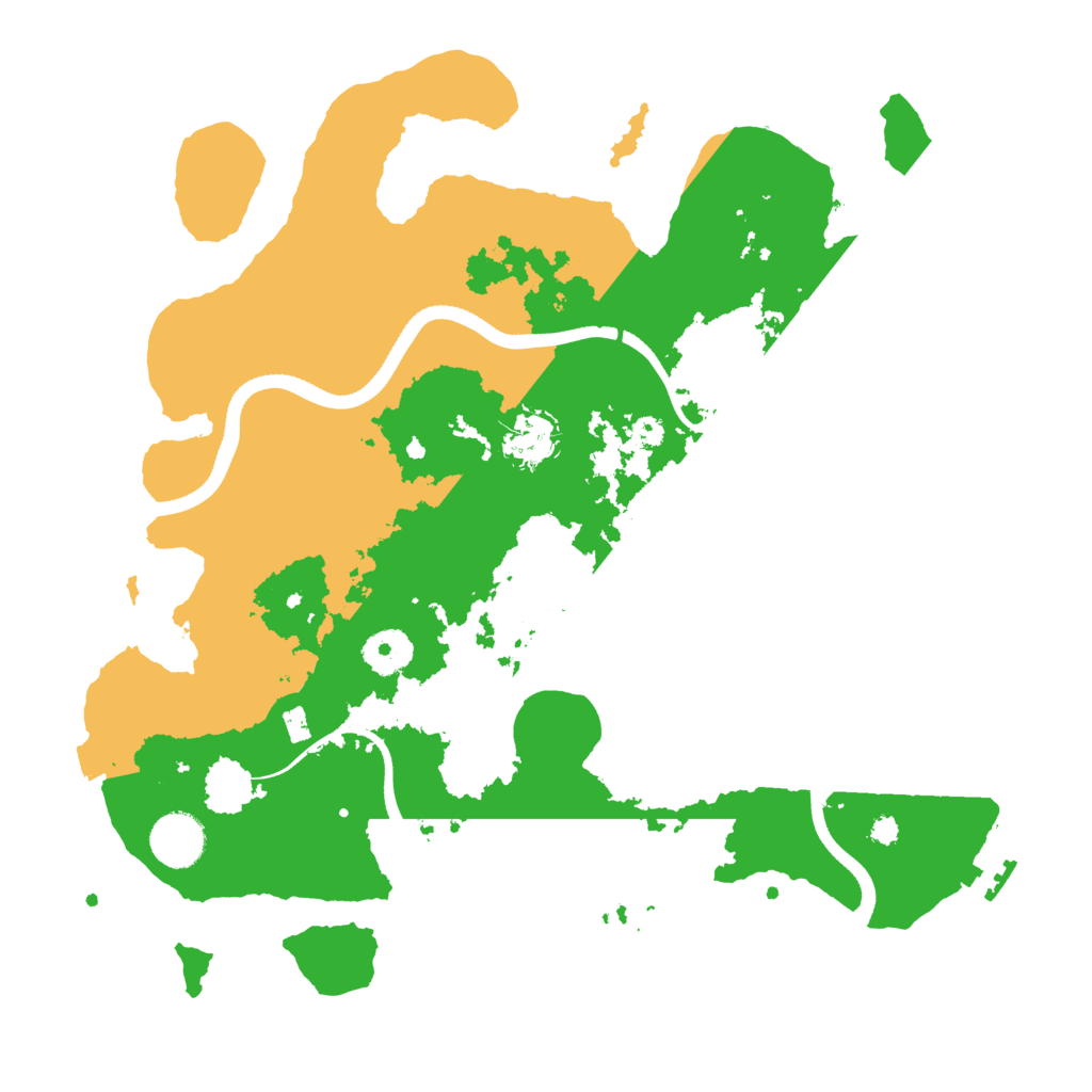 Biome Rust Map: Procedural Map, Size: 3500, Seed: 1988604431