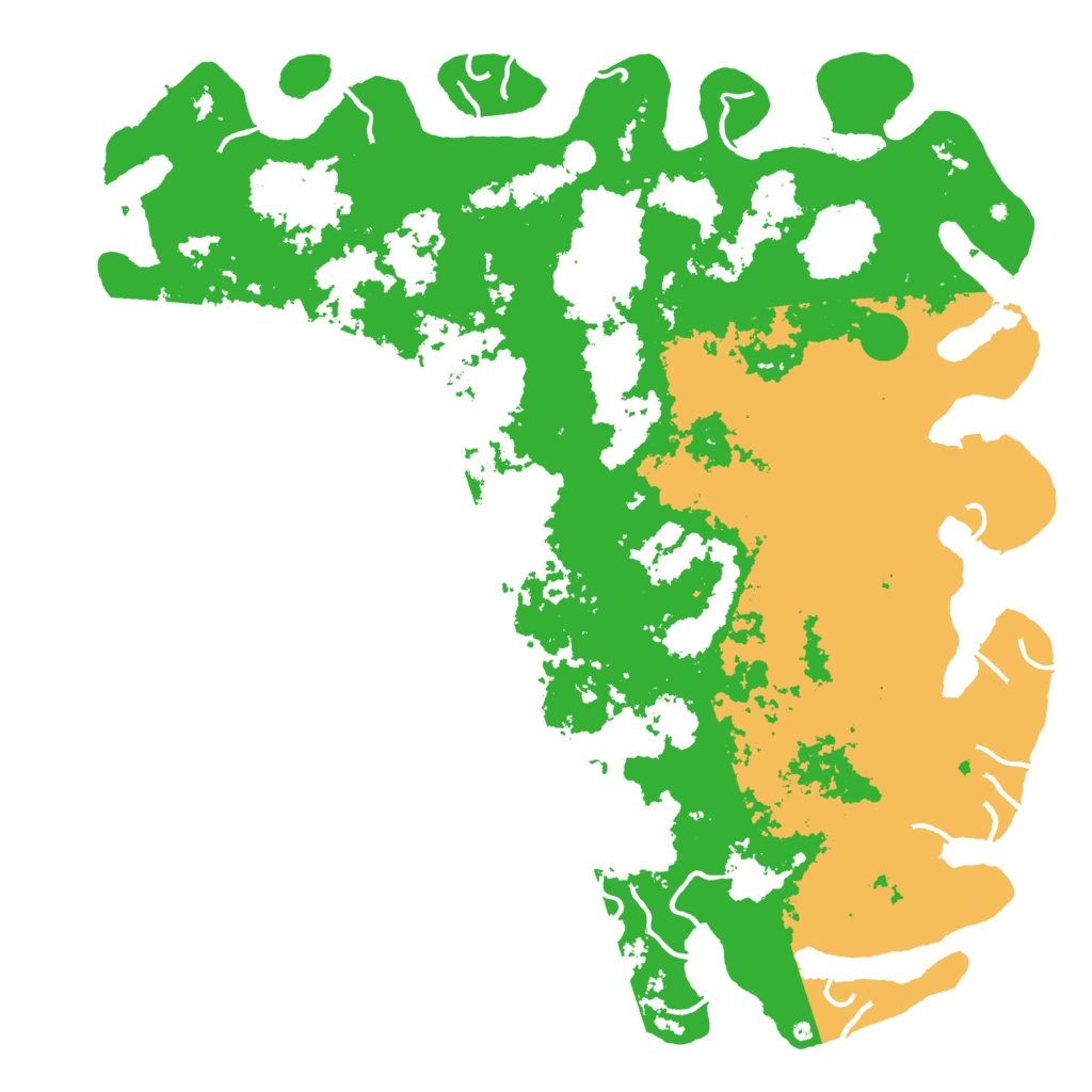 Biome Rust Map: Procedural Map, Size: 6000, Seed: 23942